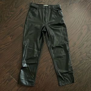A&F Faux Leather Pants - Curve Love